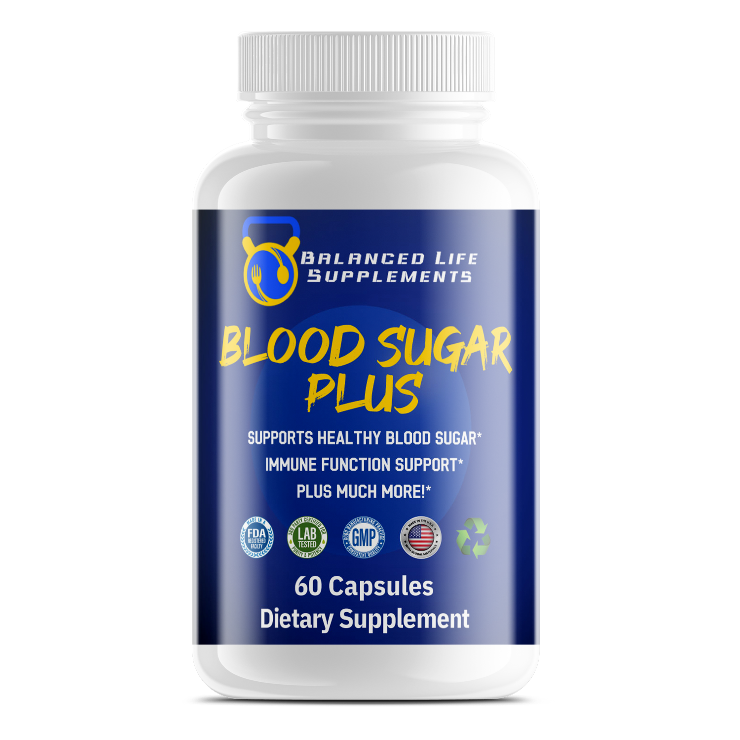 Blood Sugar Plus | Glucose Support - Balanced Life Supplements